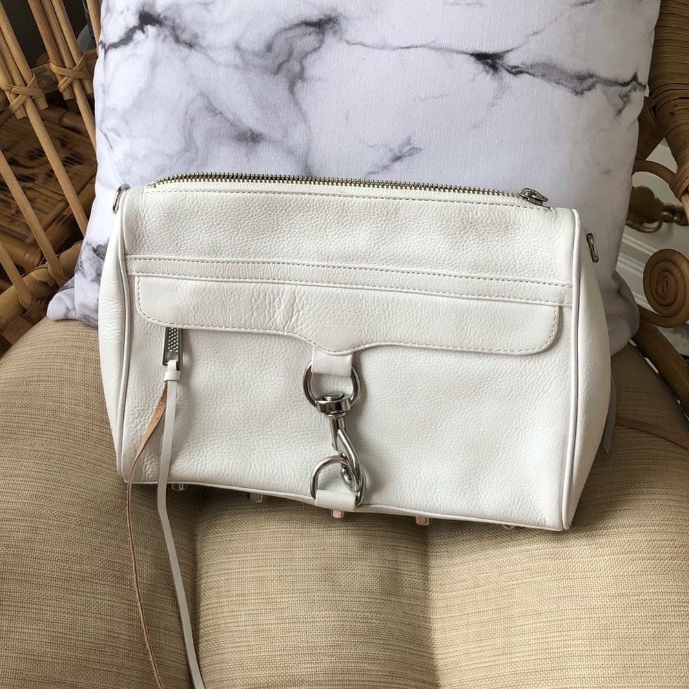 Rebecca Minkoff White leather crossbody bag